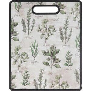Plastic Cutting Board(12"x15") HERBS,ROSEMARY,TARRAGON,CILANTRA,BASIL,OREGANA,HL